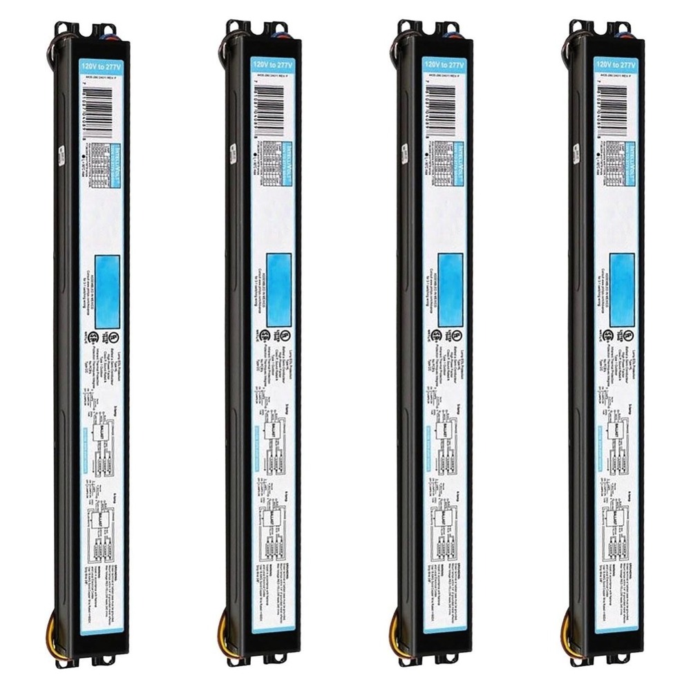 Ohlectric 4 Pack T5 Electronic Ballast 54W 120-277V Replacement ICN-4554-90C